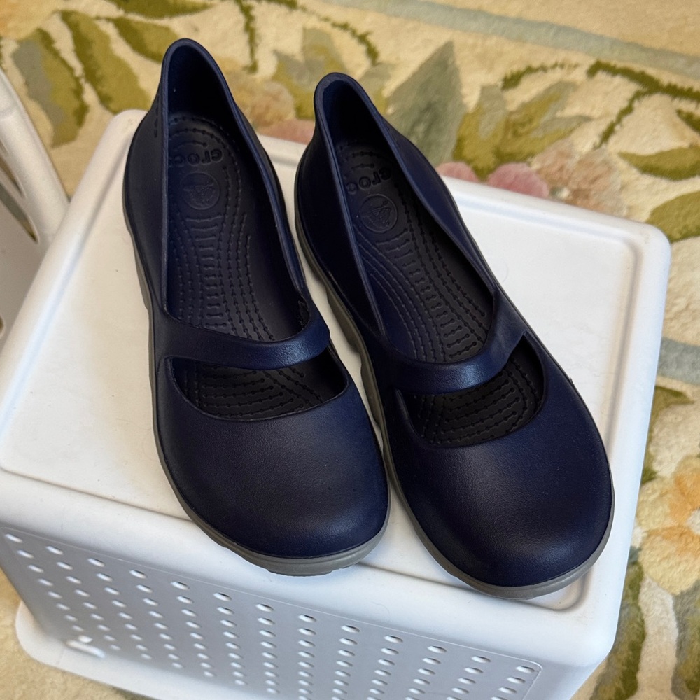 CROCS Dark Blue Women's Flats